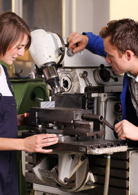 Ausbildung CNC-Zerspanungsmechaniker Fräsen